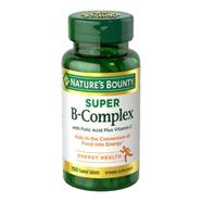 Nature’s Bounty Super B Complex with Vitamin C and Folic Acid - 150 tablets