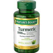 Nature's Bounty Turmeric With Black Pepper Extract 1000 mg 60 Capsules