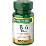 Nature’s Bounty Vitamin B6 100mg – 100 Tablets