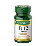 Nature's Bounty, Vitamin B-12, 1000 mcg - 100 Tablets