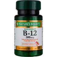 Nature’s Bounty Vitamin B-12 500 mcg 100 Tablets
