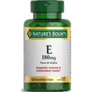 Nature’s Bounty Vitamin E Pure dl-Alpha 180mg (400 IU) 120 Softgels