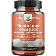 Nature's Craft Mushroom Complex - 60 Capsules | Nootropic Brain Focus Supplement