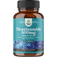 Nature's Craft Nicotinamide Dietary Supplement 500mg - 60 Capsules | Flush-Free Niacin | NAD Supplement