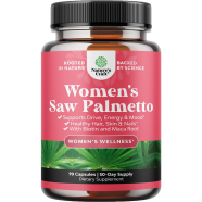 Nature's Craft Women's Saw Palmetto 500mg 90 Capsules