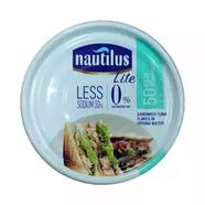 Nautilus Lite Sandwich Tuna Flakes In Sp. Water Can 165gm (Thailand) - 142700101