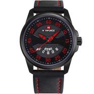 Naviforce 9124 Casual Leather Watch