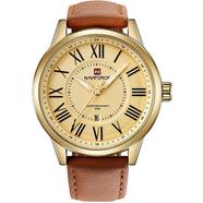 Naviforce 9126L Men Leather Strap Sports Men’s Watches image