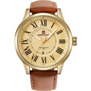 Naviforce 9126 Men Leather Strap Sports Men’s Watches