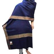 Navy Blue Color Beautiful Design Indian Kashmiri Shawls For Men