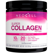 Neo Cell Super Collagen Peptide Powder Gluten Free Keto Friendly Non Gmo Grass Fed Paleo Friendly Healthy Hair Skin Nails And Joints Unflavored - 200 GM