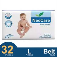 Neocare Belt System Baby Daiper (L Size) (7-18 kg) (32 Pcs)