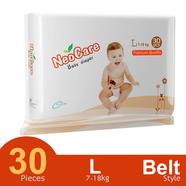 Neocare Premium Belt System Baby Diaper (L Size) (7-18kg) (30pcs)