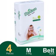 Neocare Premium Belt System Baby Diaper (M Size) (4-9kg) (4pcs)