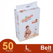 Neocare Premium Belt System Baby Diaper (L Size) (7-18kg) (50pcs)