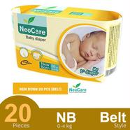 Neocare Premium Belt System Baby Diaper (Newborn) (0-4 kg) (20 Pcs)