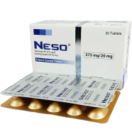 Neso 375 mg Plus 20 mg 10's Strip Tablet icon
