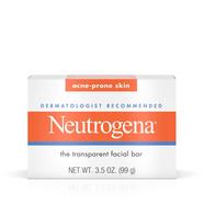 Neutrogena Acne-Prone Skin The Transparent Facial Bar 99 gm (UAE) - 139701971