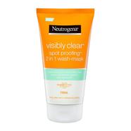 Neutrogena Visibly Clear 2 in 1 Face Wash/Mask 150 ml (UAE) - 139700070