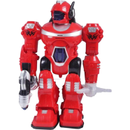 New Action Figure RC Robot Toy for Kids Shoot Missile Bullet, Remote Control Flighting Robot - KD-8801A