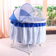 New Born Baby Swing Cradle Bed with Mosquito Net Canopy Bassinet