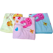 New Born Baby Towel Soft and Premium CN 38x21 Inch -1 Pcs