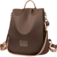 New Design Women Backpack Nylon Waterproof New Texture Oxford Cloth Women’s Backpack Coffee icon