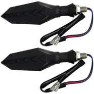 New Motorcycle LED Turn Signals Flowing Turn Signals Double Sided Turn Signal Warning Light image