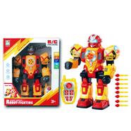 New RC Robot Toy for Kids Shoot Missile Bullet RC Remote Control Flighting Robot Action Figures