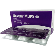 Nexum MUPS 40 mg MUPS 6's Strip Tablet icon