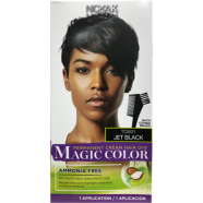 Nicka K Permanent Cream Hair Dye Magic Color - TCW01 Jet Black