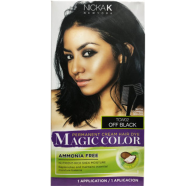 Nicka K Permanent Cream Hair Dye Magic Color - TCW02 Off Black