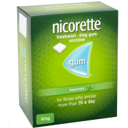 Nicorette 4mg Freshmint Gum 30 Gums