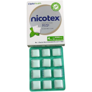 Nicotex Anti Nicotine Chewing Gum Mint Plus Flavour 4mg 1 Box 12pcs icon