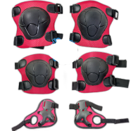 Ninja Skate Guard For Kids - 6 Pcs - Red icon