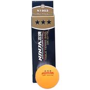 Table Tennis Ball - Ninja - N1903 - Mix Color - 3 Pcs - 3 Star - N1903 icon