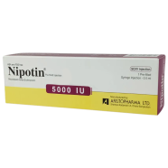 Nipotin 5000 Iu Iv Sc Injection Pre-Filled Syringe