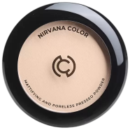 Nirvana Color Pressed Powder Mattifying Compact Powder Light Natural - 45503