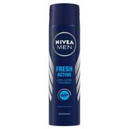 Nivea Men Body Spray Fresh Active (150ml) - 81600D