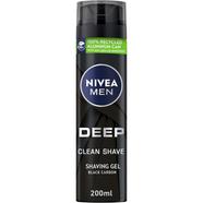Nivea Men Deep Clean Shave Shaving Gel 200 ml (UAE) - 139701940
