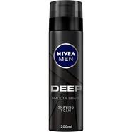 Nivea Men Deep Smooth Save Shaving Foam 200 ml (UAE) - 139701937