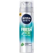 Nivea Men Fresh Kick Shaving Foam 200 ml - 139701936