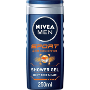 Nivea Men Sport 24 H Fresh Effect Shower Gel 250 ml (UAE) - 139701141 icon