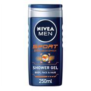 Nivea Men Sport 24 H Fresh Effect Shower Gel 250 ml (UAE) - 139701141