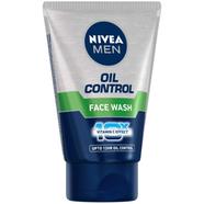 Nivea Men Whitening Oil Control Facial Scrub face wash- 100ml image