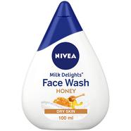 Nivea Milk Delights Face Wash Honey (100 ml) - 87440