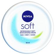 Nivea Soft Jar Moisturising Cream (50 ml) - 89054