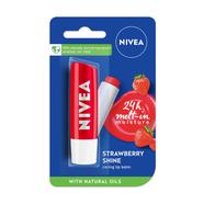 Nivea Strawberry Shine 24H Melt Moisture Lip Balm 5.5 ml - 139701560