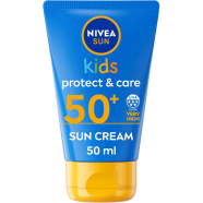 Nivea Sun Kids Protect And Care Sun Cream SPF Fifty Plus 50ml Tube
