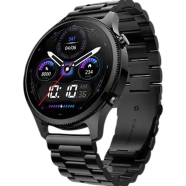 Noise Fit Halo Plus AMOLED Elite Edition Metal Smart Watch-Black Color